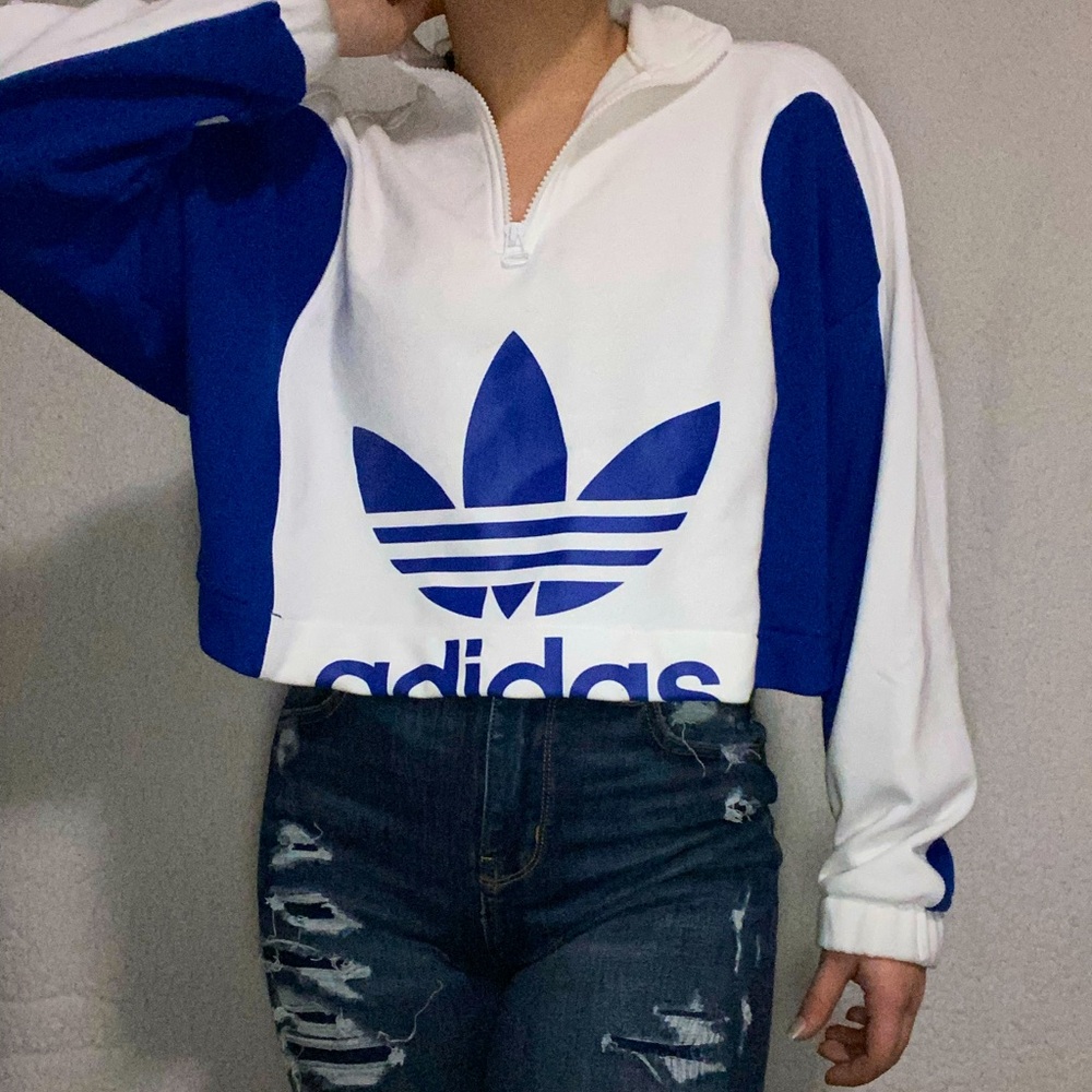 Adidas crop sweater